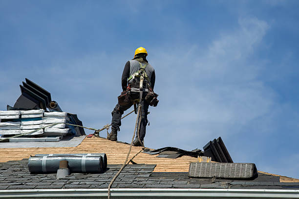 Professional Roof Replacement technician working in Vernon, NJ